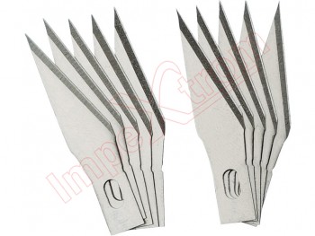 Conjunto de 10 cuchillas de repuesto para cutter HRV395