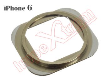 Gold home button deco ring cover for Apple Phone 6