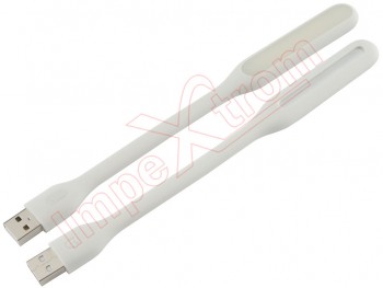 White LED flexible mini portable lamp with USB charge