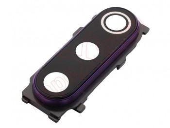 Embellecedor violeta + lente de cámaras traseras para Xiaomi Mi 9 SE, M1903F2G