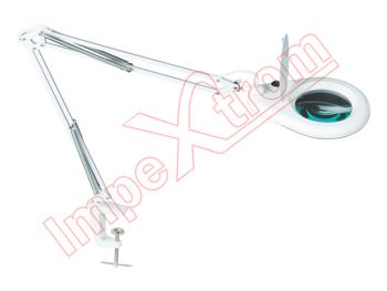 Lamp with 5X magnifying glass and 22W lighting