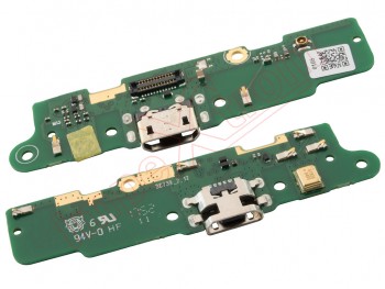 Placa auxiliar con conector de carga, datos y accesorios Micro USB, micrófono y conector de antena para Motorola Moto E5 Play, XT1920