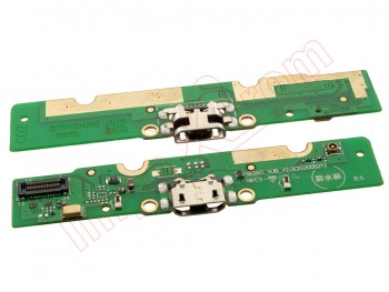 Lower auxiliary plate with components for Nokia C3 (2020)