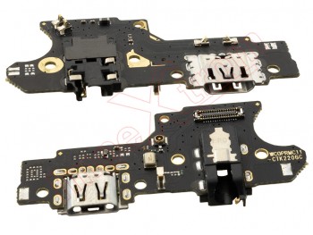Lower auxiliary plate with components for Realme C15, RMX2180