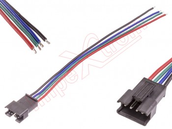 SM wire set with male and female connector - 4 wires