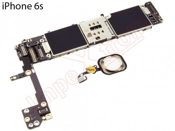 Motherboard for 128Gb iPhone 6S with white - gold button