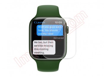 Protector de pantalla transparente flexible para Apple Watch Series 7 41 mm (A2476)