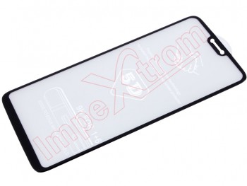 Tempered glass screensaver with black frame for Oneplus 6