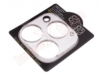 Protector de lentes de cámaras de cristal templado para iPhone 15 Pro / 15 Pro Max