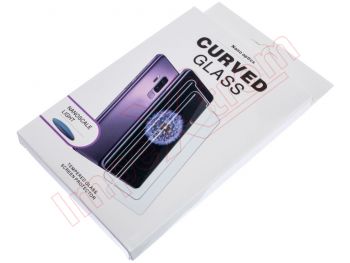Curved Tempered Glass Screen Protector with UV Glue and UV Light Applicator for Oneplus 8 (IN2013)