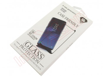 5D Curve transparent tempered glass screensaver for Samsung Galaxy S6 Edge, G925F, in blister
