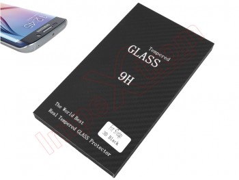 Protector de pantalla curvo color negro brillante para Samsung Galaxy S7 Edge / G935, en blíster