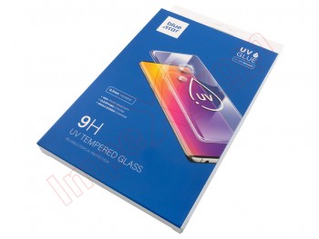 Protector de pantalla de cristal templado curvo con pegamento UV y aplicador para Samsung Galaxy S10 Plus, G975, en blister