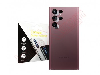 Protector de lentes de cámara de cristal templado para Samsung Galaxy S22 Ultra 5G, SM-S908