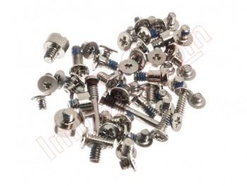 Set of silver screws for Apple iPhone XS, A1920, A2097, A2098, A2099, A2100