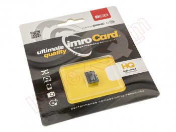 IMRO microSD 8GB class 10 UHS memory card without SD adapter