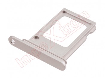 White (starlight) SIM tray for Apple iPhone 14, A2882