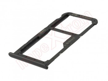 Black Dual SIM/SD tray for Honor 7X, BND-L21