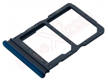 Dark blue Dual SIM / NM card tray for Huawei Enjoy 10s, AQM-AL00 / Y8p 2020, AQM-LX1