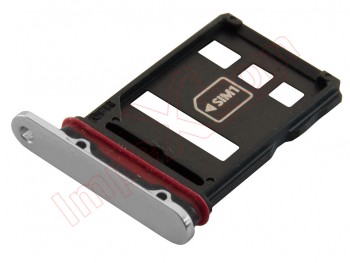 Bandeja SIM + NM (Nano memory card) plateada "Mystic Silver" para Huawei Mate 40 Pro, NOH-NX9, NOH-AN00