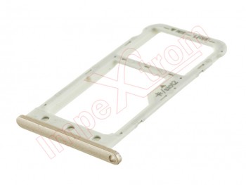 Gold DUAL SIM/SD tray for Huawei Y6 Pro 2017