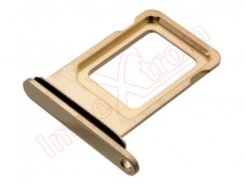 Gold single SIM tray for Apple iPhone 13 Pro, A2638 / iPhone 13 Pro Max, A2643