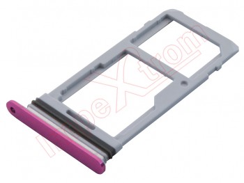 Bandeja Dual SIM / micro SD rosa "Raspberry rose" para LG G7 ThinQ, G710