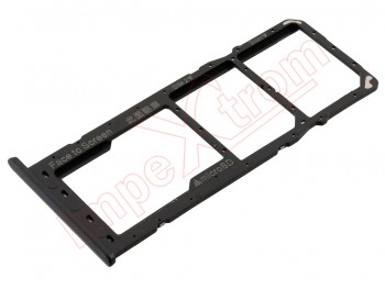 Mystery black Dual SIM + MicroSD tray for Oppo A31, CPH2015
