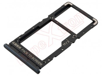 Graphite gray Dual SIM / micro SD tray for Xiaomi Redmi Note 10 5G, M2103K19G, M2103K19C
