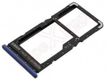 Nighttime blue Dual SIM / micro SD tray for Xiaomi Redmi Note 10 5G, M2103K19G, M2103K19C