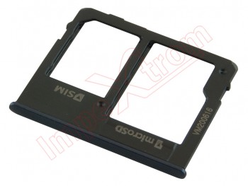 Bandeja single SIM + microSD negra para Samsung Galaxy A10E, SM-A102