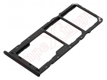 Black Dual SIM + micro SD tray for Samsung Galaxy A10s, SM-A107 / Galaxy A20s, SM-A207