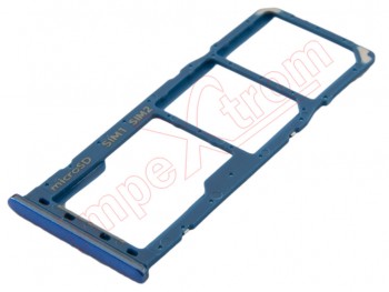 Blue Dual SIM/SD tray for Samsung Galaxy A20, SM-A205F / Samsung Galaxy A30, SM-A305F / Galaxy A50, SM-A505FD / GALAXY A70, SM-A705