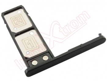 black Dual SIM Card Holder for Sony Xperia L2 Dual H4311