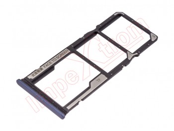 Dual SIM + microSD card tray blue for Xiaomi Redmi 12C, 22120RN86G