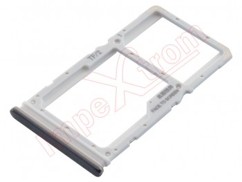 Black / stone grey Dual SIM/microSD tray for Xiaomi Redmi Note 8 Pro (M1906G7) (M1906G7G)