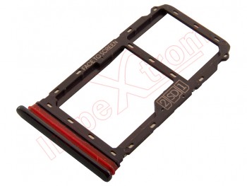 Bandeja Dual SIM / micro SD roja oscura "Dark red" para Motorola Moto G8 Plus, XT2019, XT2019-2
