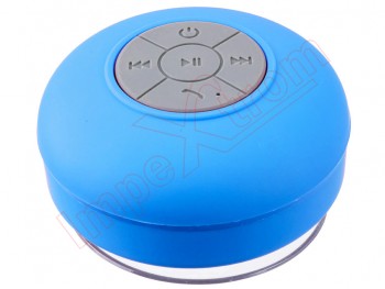 BTS-O6 blue waterproof speaker with bluetooth