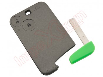 Compatible housing for Renault Laguna card, 2 buttons with emegerncy blade