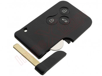 Generic product - 3 button KEYLESS remote control card for Renault Clio 3, with emergency blade