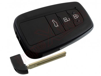 Producto genérico - Telemando 3 botones 434/434 MHz FSK "Smart Key" llave inteligente 14FCC para Toyota Camry, con espadín de emergencia