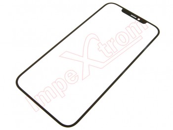 Ventana externa negra + adhesivo OCA para iPhone 12 Pro Max, A2411, A2342, A2410, A2412