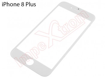 Ventana externa blanca con carcasa frontal para iPhone 8 Plus